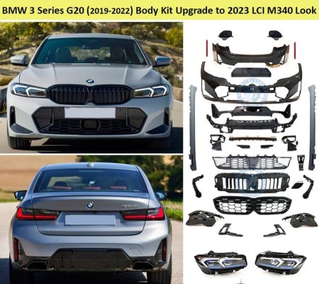 طقم طبونات BMW G20 2020 شكل الـ 2024
